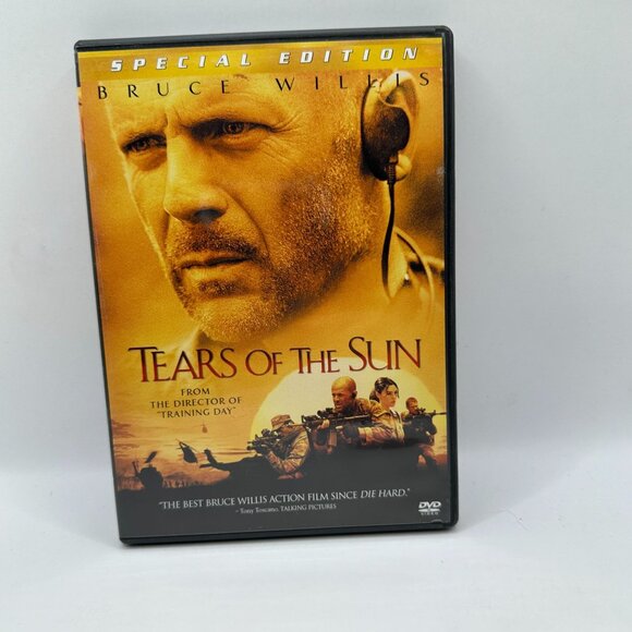 Tears Of The Sun Special Edition DVD Bruce Willis 2003 Action War Film R Columbi - Picture 2 of 4